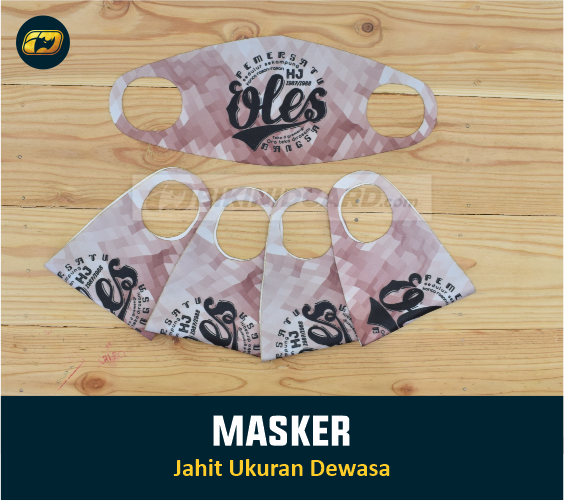 Jual Masker Printing Desain Custom | 0822 4303 3334