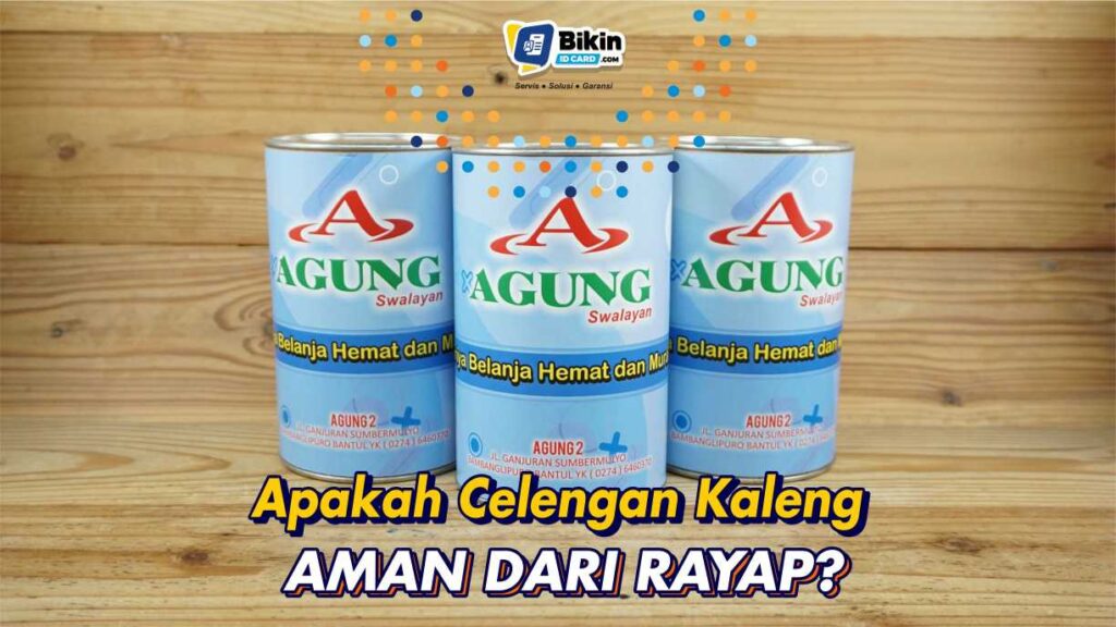 apakah celengan kaleng aman dari rayap