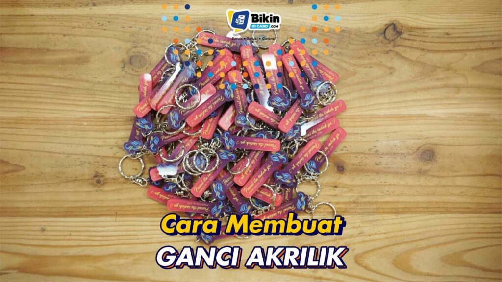cara membuat gantungan kunci akrilik