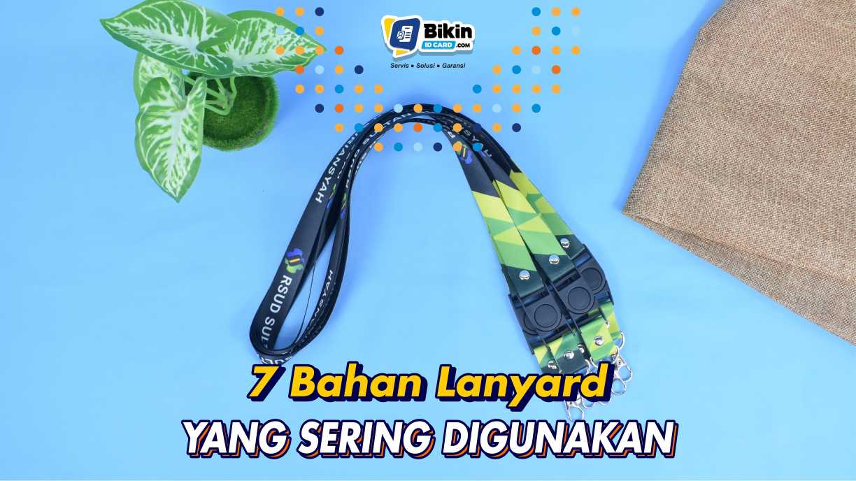 bahan lanyard