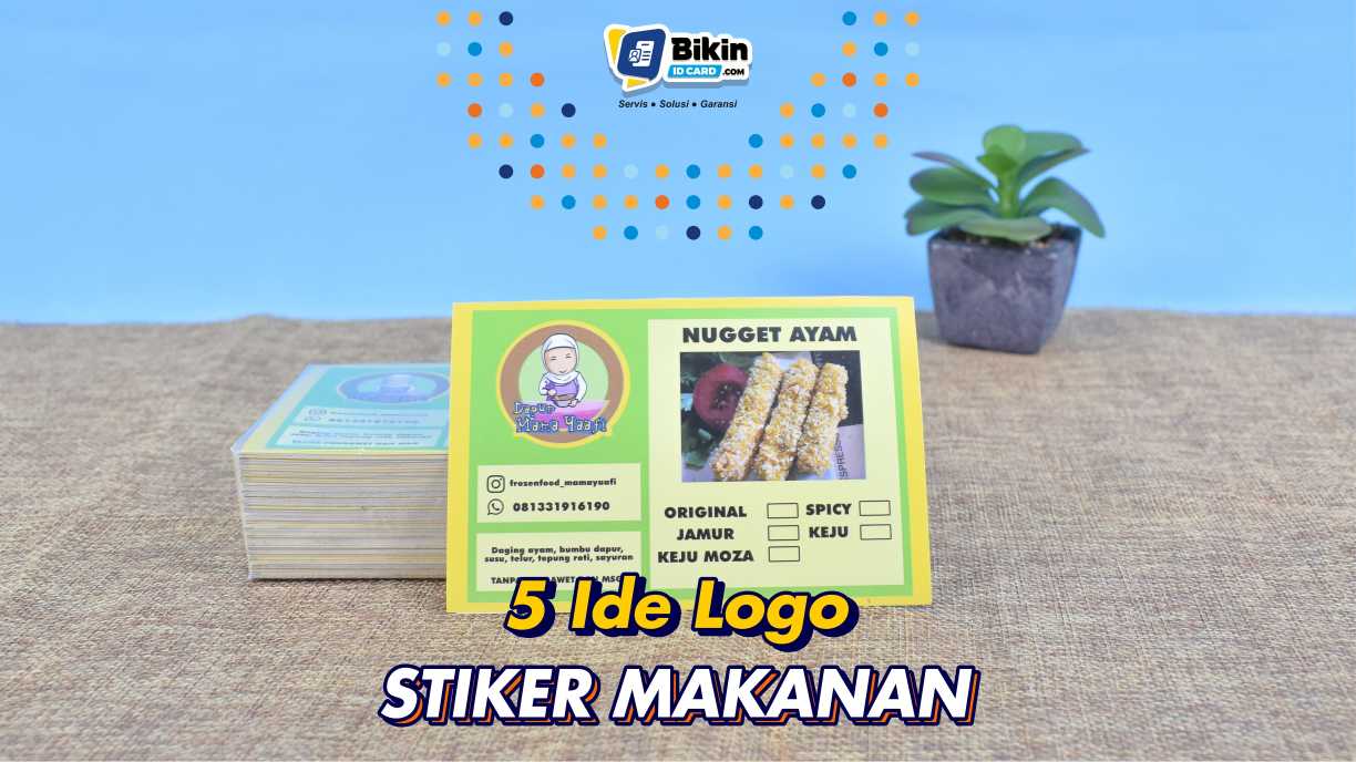 logo stiker makanan